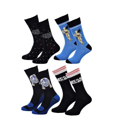 Chaussettes Pack Homme DISNEY STAR WARS - Pack de 4