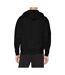 Sweatshirt À Capuche Et Fermeture Zippée Homme Noir Fruit Of The Loom-3