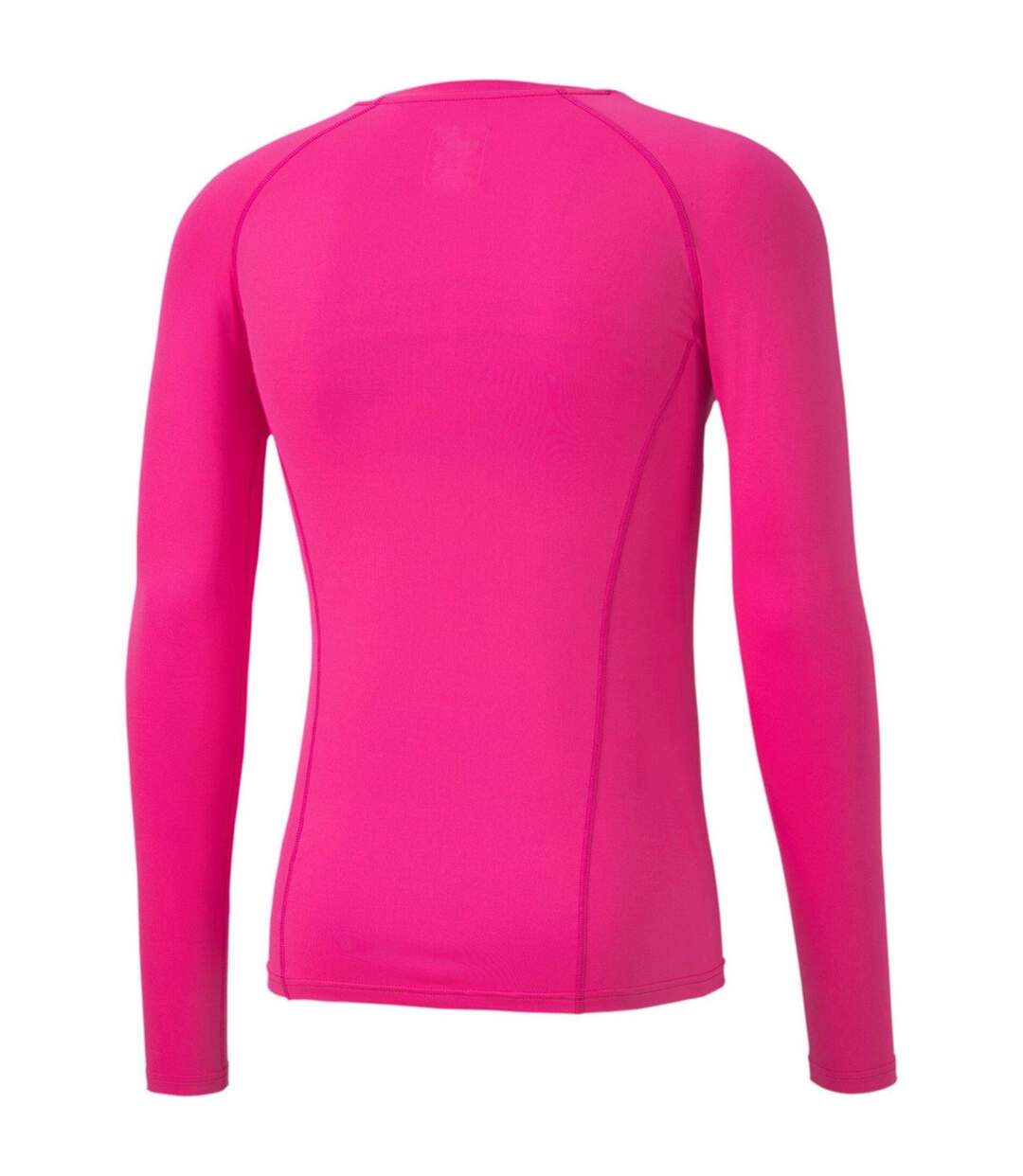 Mens Liga Long-sleeved T-shirt Fluorescent Pink Puma-2