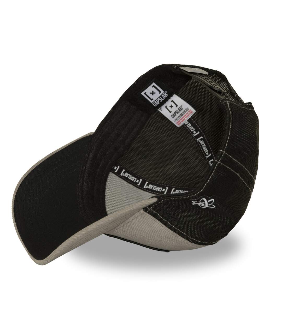 Casquette trucker avec filet effet velours et patchThug Life Capslab-5