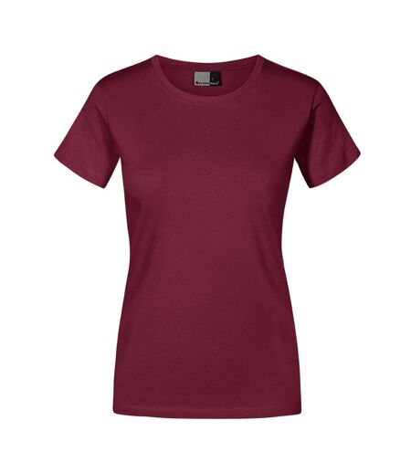 T-shirt Premium Femme Bordeaux Promodoro
