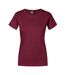 T-shirt Premium Femme Bordeaux Promodoro-1