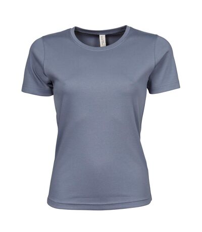 Tee Jays - T-shirt à manches courtes 100% coton - Femme (Bleu pierre) - UTBC3321