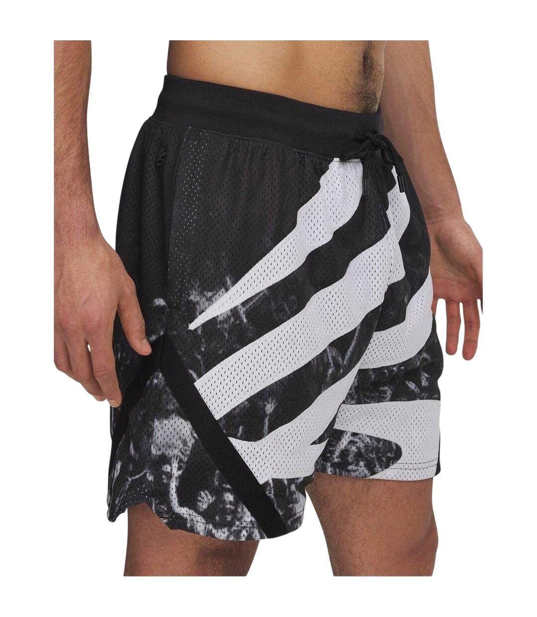 Short De Basket Homme Noir Blanc Under Armour-4