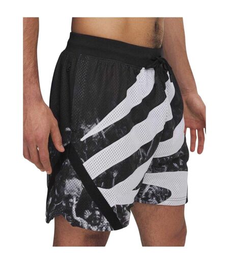 Short De Basket Homme Noir Blanc Under Armour