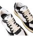 Mens Easton Trainers Black White Steve Madden-4