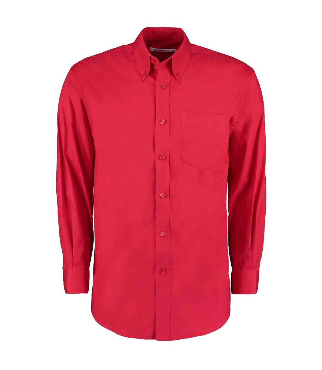Chemise Manches Longues Premium Homme Rouge Kustom Kit-1