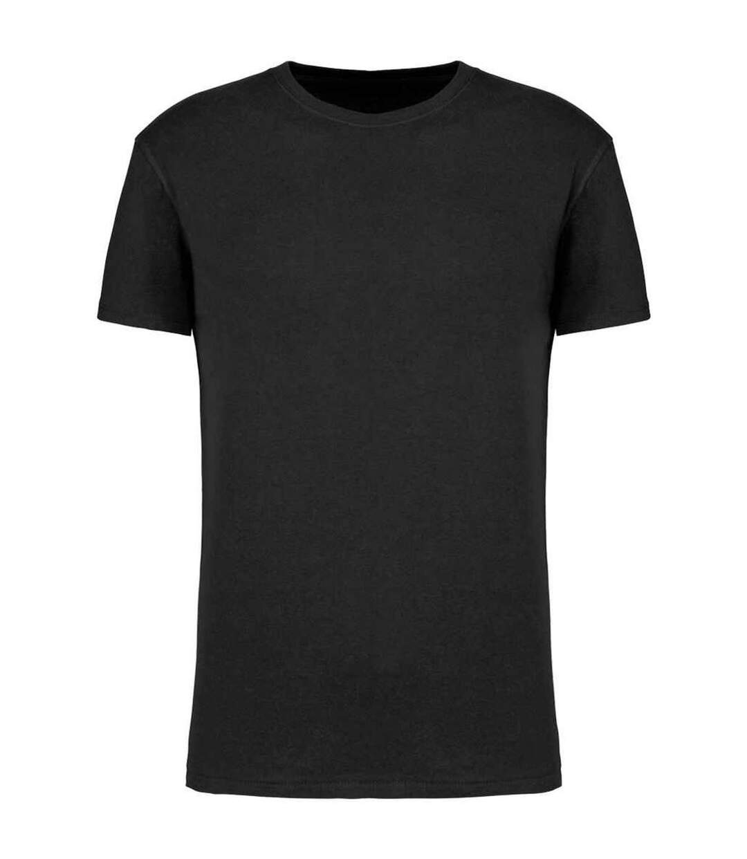 Mens bio150ic crew neck t-shirt black Kariban-1