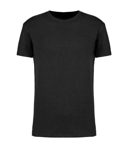 Mens bio150ic crew neck t-shirt black Kariban