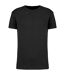 Mens bio150ic crew neck t-shirt black Kariban-1