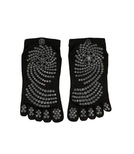 Chaussettes Motif/style Antidérapant Adulte Noir Gaiam