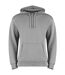 Sweat À Capuche Adulte Gris Chiné Kustom Kit-1