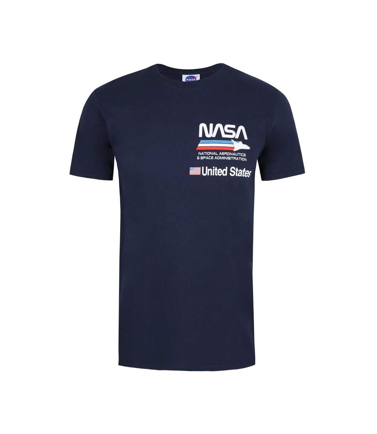 NASA T-Shirt Mens Plane Aeronautics (Marine) - UTTV349