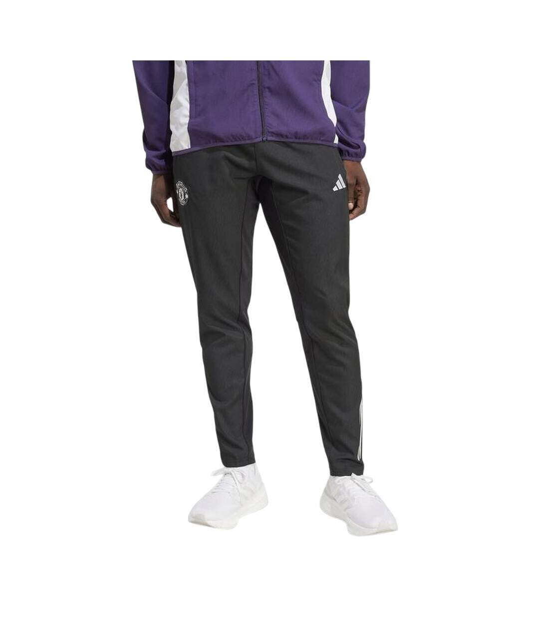 Pantalon De Survêtement Motif/style Manchester United Fc Pre-match Homme Noir Adidas-3