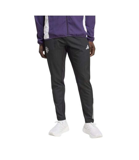 Pantalon De Survêtement Motif/style Manchester United Fc Pre-match Homme Noir Adidas