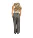 Womens/ladies Polyester Abstract Trousers Multicoloured AX Paris-3