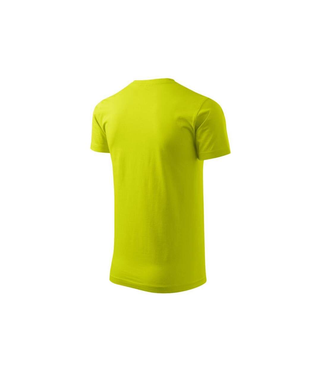 Mens Heavy New T-shirt Lime Green Malfini-4