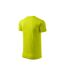 Mens Heavy New T-shirt Lime Green Malfini-4