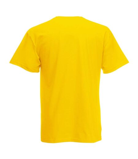 Fruit Of The Loom Mens Screen Stars Original Full Cut Short Sleeve T-Shirt (Sunflower) - UTBC340