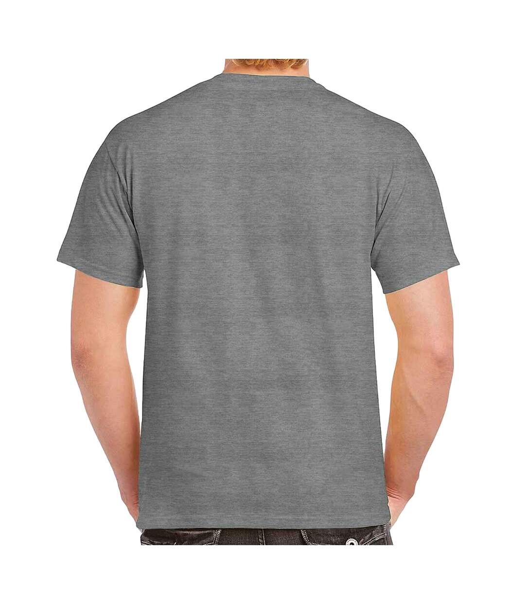 T-shirt manches courtes homme graphite chiné Gildan-2