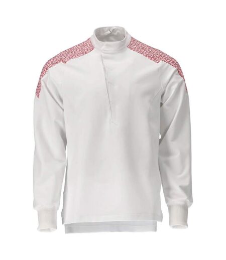 T-shirt De Cuisinier Smock Food & Care Homme M Blanc Rouge Trafic Mascot