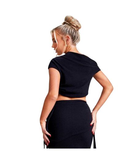 Haut Court Femme Noir Missy Empire