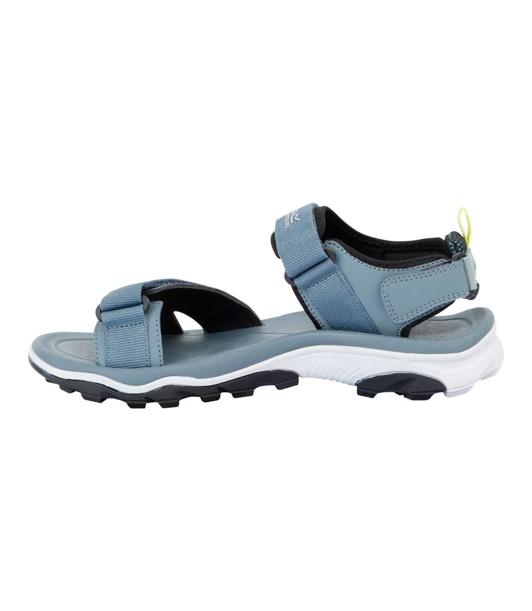 Mens blaze sandals grey/wild lime Regatta-3
