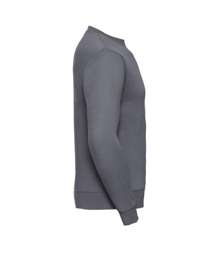 Russell Mens Authentic Sweatshirt (Slimmer Cut) (Convoy Gray) - UTBC2067