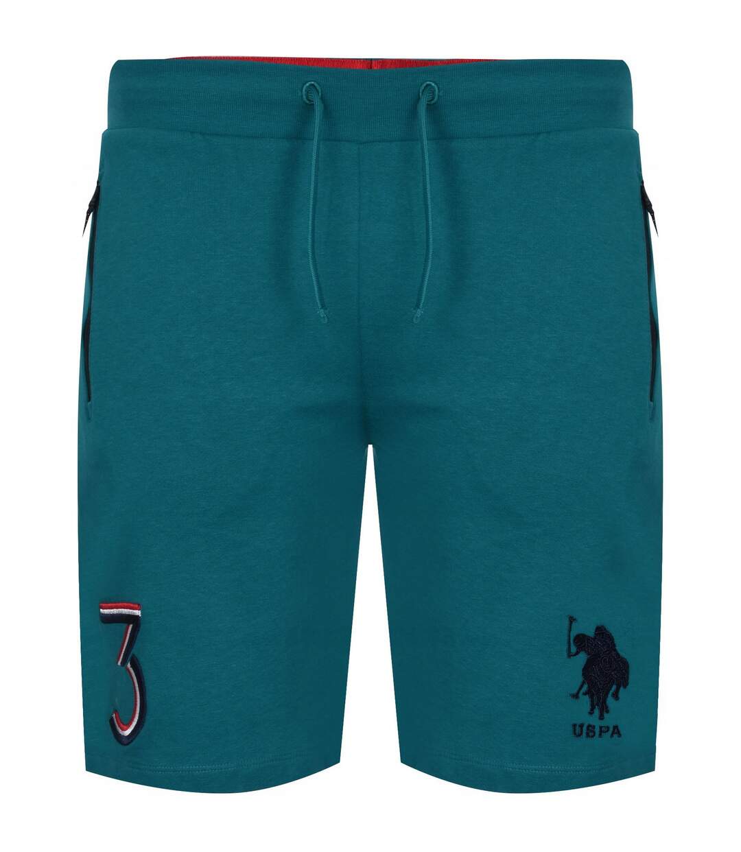 Short Motif/style Logo Contrasté Homme Vert US Polo Assn-1