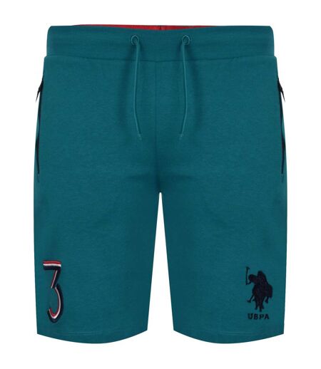 Short Motif/style Logo Contrasté Homme Vert US Polo Assn