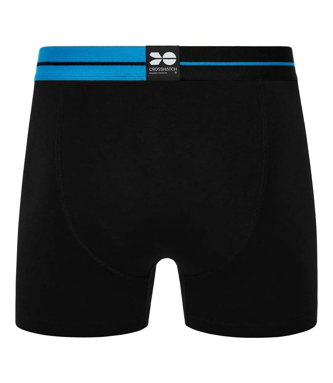 Boxers Dumas Homme Noir Crosshatch-2