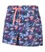 Womens/ladies stretch patterned boardshorts purple Mountain Warehouse-3