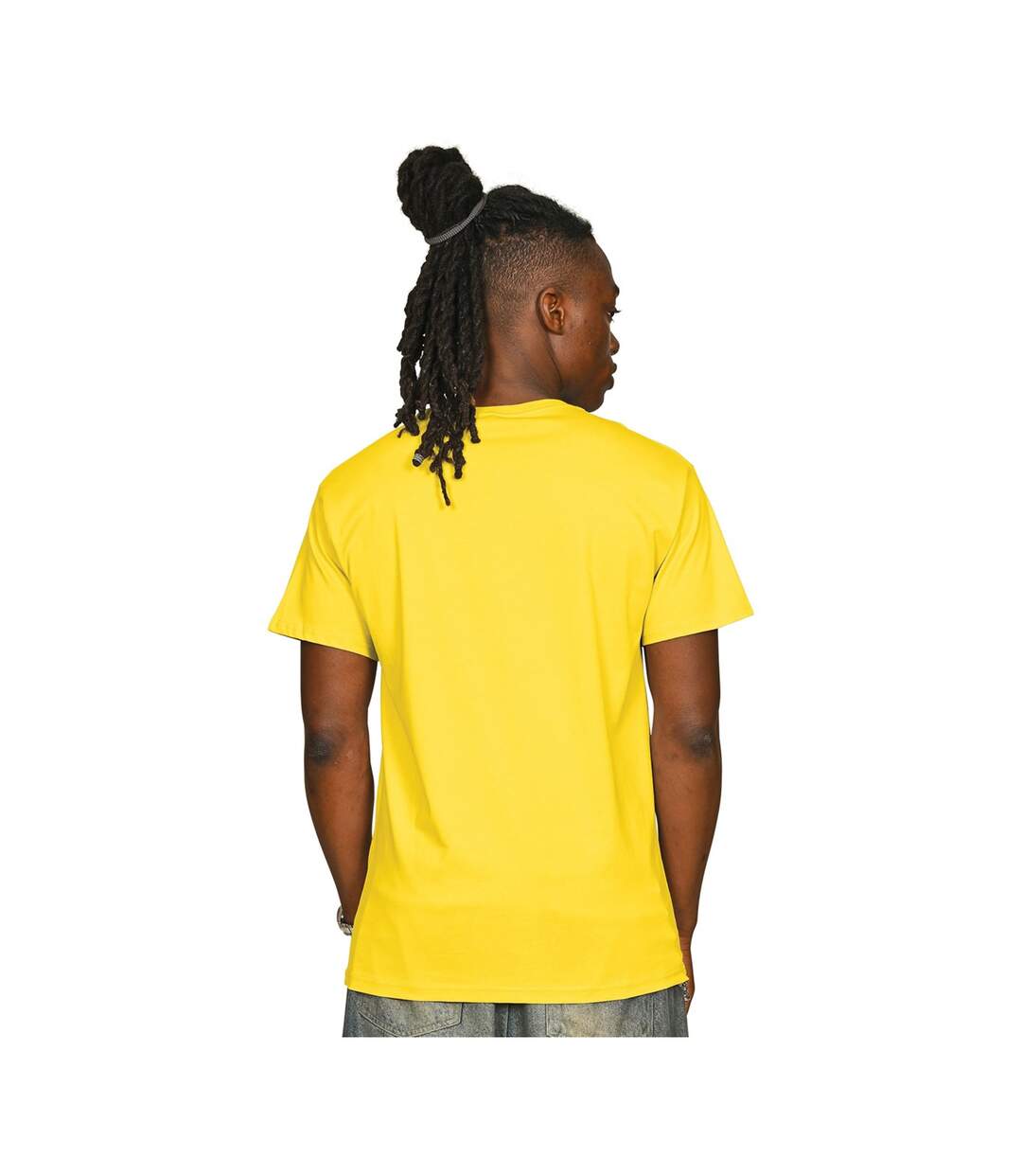Unisex Adult Supreme Organic Combed T-shirt Yellow Casual Classics-2