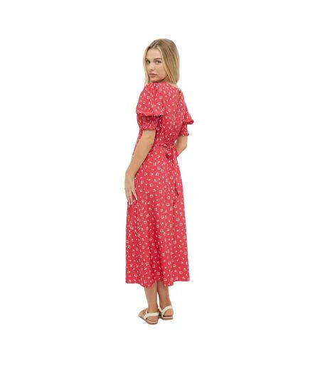 Robe mi-longue femme rouge Dorothy Perkins