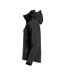 Womens/ladies Milford Soft Shell Jacket Black Clique-3