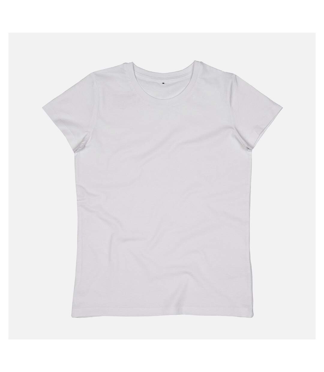 Womens/ladies organic t-shirt white Mantis