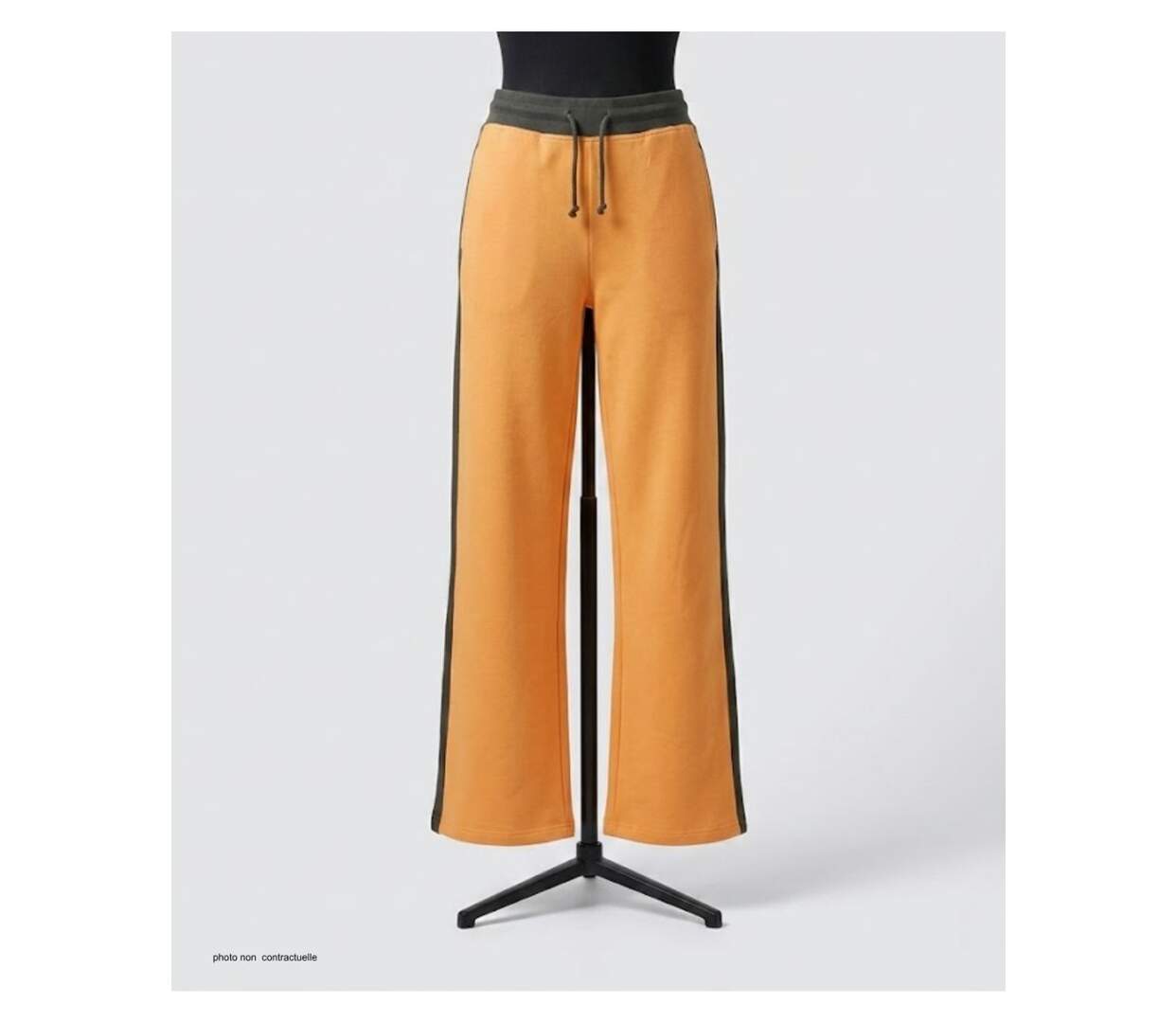 MAYFLOWER SE8008 - Pantalon de Sport Femme Orange & Kaki : Confort Stretch Maximal-3