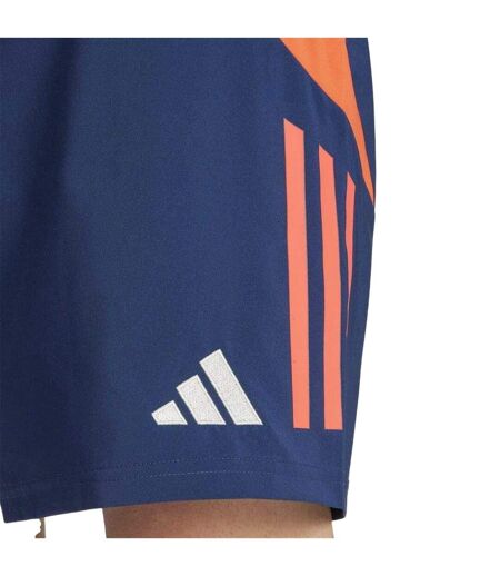 Short Motif/style Manchester United Fc Tiro Homme Bleu Indigo Rouge Adidas