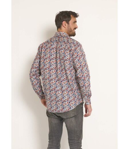 Chemise fantaisie motif cachemire