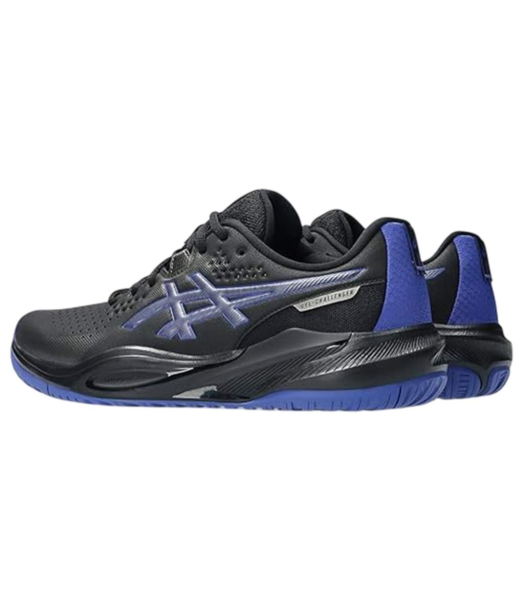 Chaussures De Tennis Challenger Homme Noir Cobalt Foncé Asics-2
