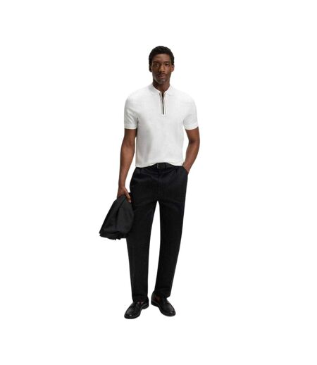 Polo Paras Homme Blanc Boss