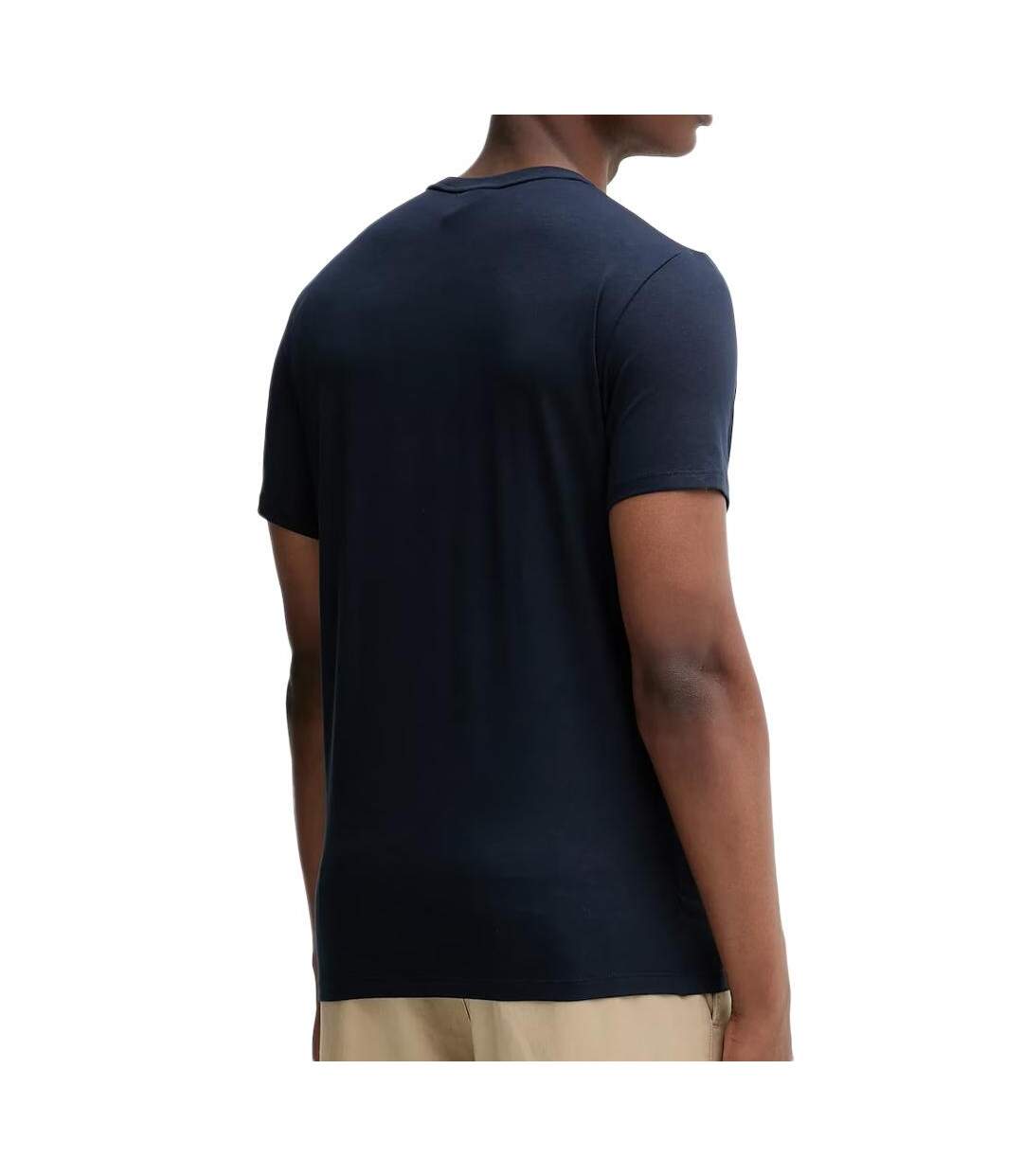 T-Shirt marine homme calvin klein jeans lv04lc240g-2