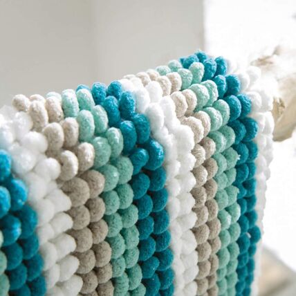 Tapis de bain à rayures