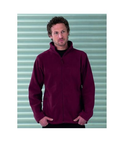 Jerzees Colours Veste Polaire À Fermeture Zippée Homme Bordeaux Russell