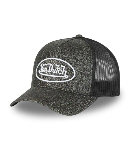 Casquette baseball avec filet femme à paillettes Glitter Vondutch