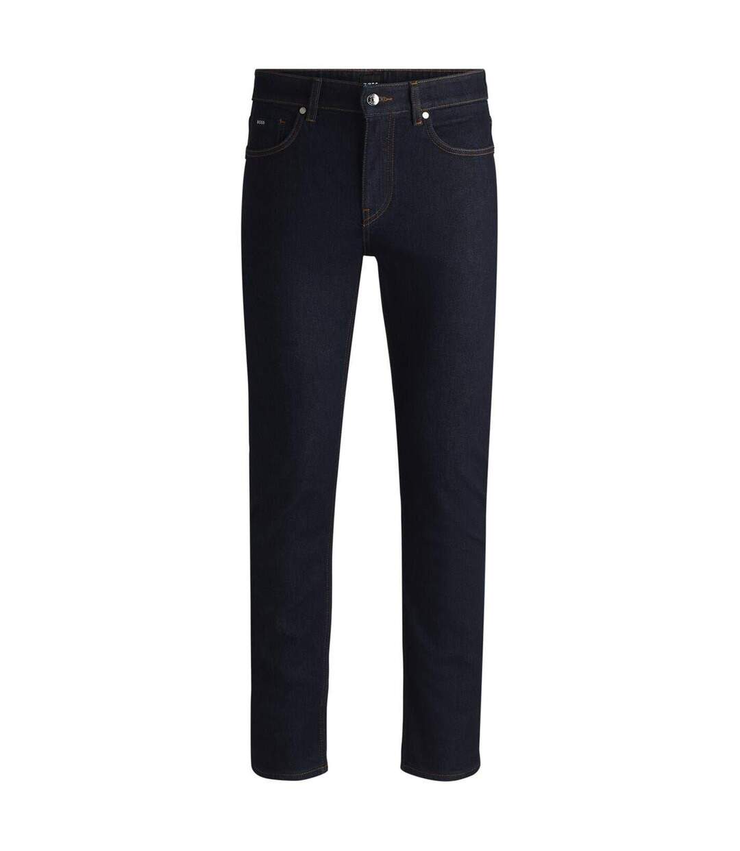 Mens 5 Pockets Slim Jeans Navy Boss-2