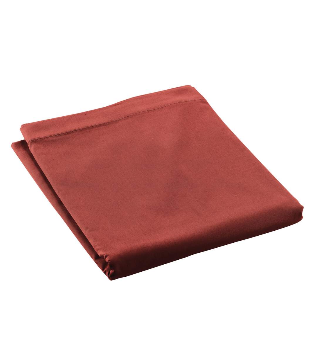 Drap Plat Percaline 240x300cm Terracotta-2