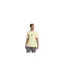 Mens Logo Cotton T-shirt Yellow Adidas-1