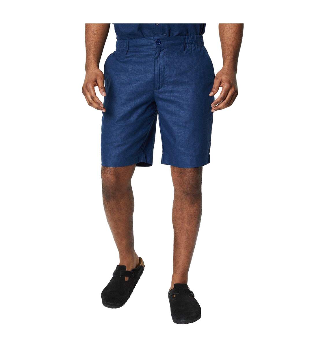 Short homme bleu marine Maine-1