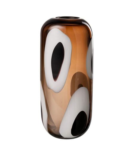 Vase Design en Verre Izzy 37cm Marron